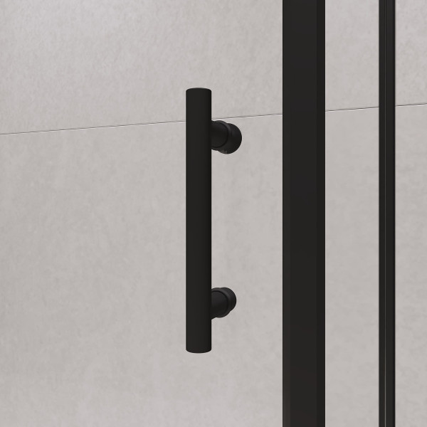 Душевой уголок RGW Passage 80x100 стекло прозрачное, профиль черный (020814680-14)