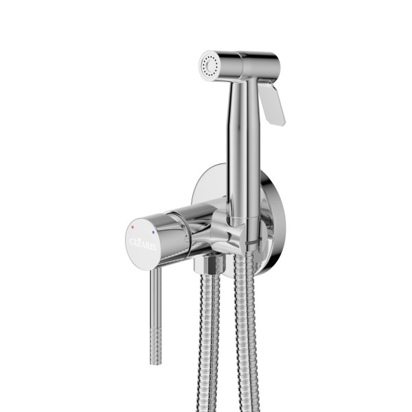 Смеситель с гигиеническим душем Cezares Relax хром глянцевый (RELAX-DIF-01)