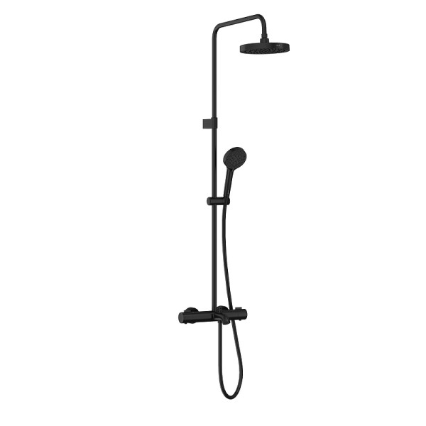 Душевая система Vitra Base Round черный (A4730336EXP)