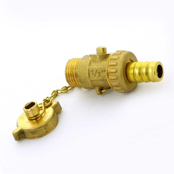 Кран Itap 1/2" Н шаровый сливной с заглушкой (латунный штуцер) (1390012) Кран Itap 1/2" Н шаровый сливной с заглушкой (латунный штуцер) (1390012)