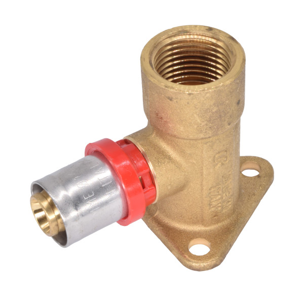 Водорозетка Tiemme 16х1/2" ВР H=52 мм. латунь (пресс, отступ 22,5 мм.) (1651021 / 1656CE)