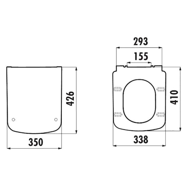 Сиденье для унитаза Creavit с микролифтомSolo белое (KC2003.01.0000E)