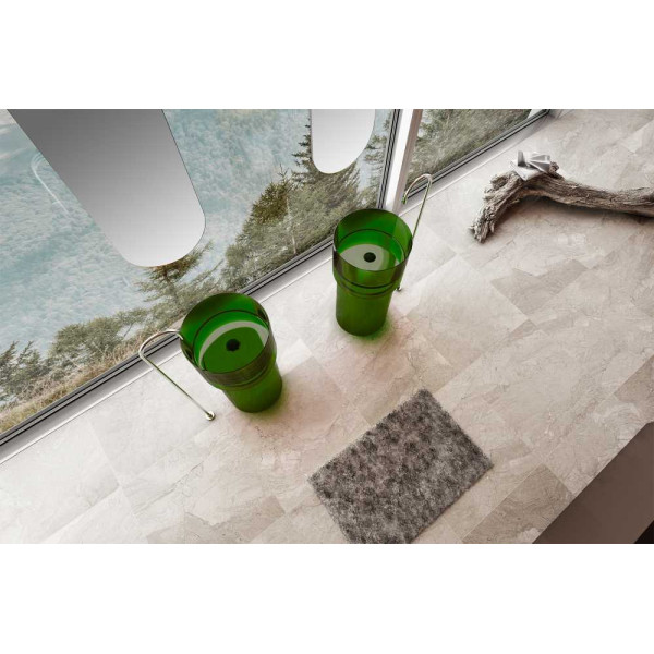 Раковина напольная Abber Kristall зеленая (AT2701Emerald-H) Раковина напольная Abber Kristall зеленая (AT2701Emerald-H)