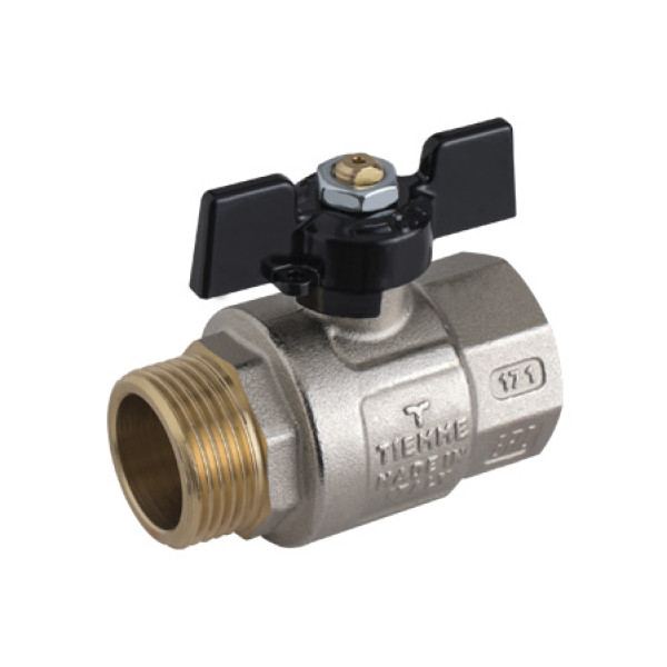 Кран шаровый Tiemme Buran 1" ВН (черная бабочка) (2450018) Кран шаровый Tiemme Buran 1" ВН (черная бабочка) (2450018)