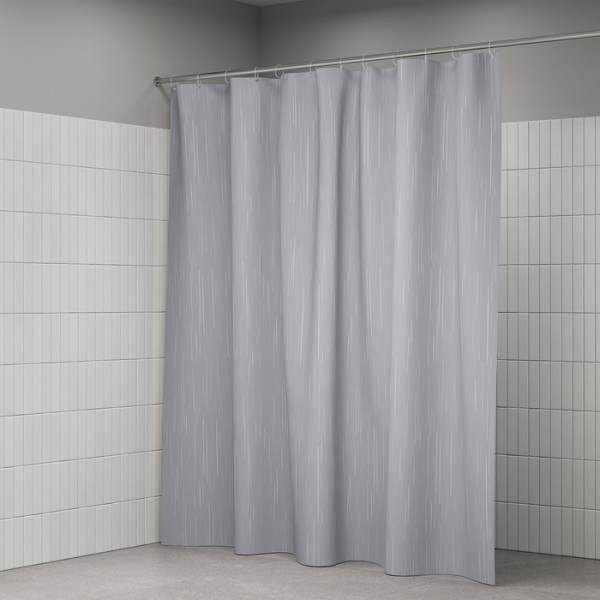 Шторка для ванн текстильная Iddis Base 240x200 серая (BD02P24i11)