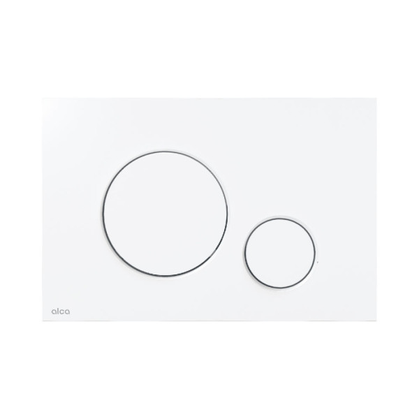 Клавиша смывная Alcaplast белая матовая (M676)