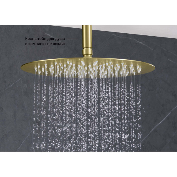 Верхний душ Aquatek 300 мм шлифованное золото (AQ2075BG) Верхний душ Aquatek 300 мм шлифованное золото (AQ2075BG)