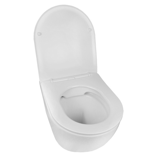 Унитаз подвесной Gloria безободковый 490x370x360 (AZ-2003)