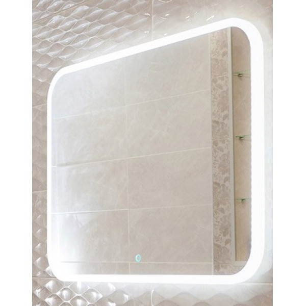 Зеркало Континент Demure 80х60 с LED подсветкой и сенсорным выключателем Зеркало Континент Demure 80х60 с LED подсветкой и сенсорным выключателем
