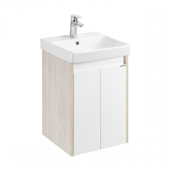 Тумба подвесная Aquaton Сканди 432x427x603 белый, дуб верона (1.A278.7.01S.DB2.0)