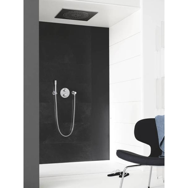Смеситель для душа Grohe Grohtherm внешняя часть с термостатом хром (24076000) Смеситель для душа Grohe Grohtherm внешняя часть с термостатом хром (24076000)