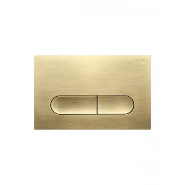 Клавиша смывная Cezares Liner брашированное золото (LINER-BTN-BORO) Клавиша смывная Cezares Liner брашированное золото (LINER-BTN-BORO)