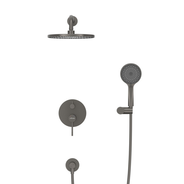 Душевая система Cezares Relax оружейная сталь (RELAX-DSET-GM)