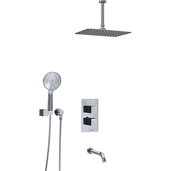 Душевая система WasserKRAFT хром (A171568 Thermo) Душевая система WasserKRAFT хром (A171568 Thermo)