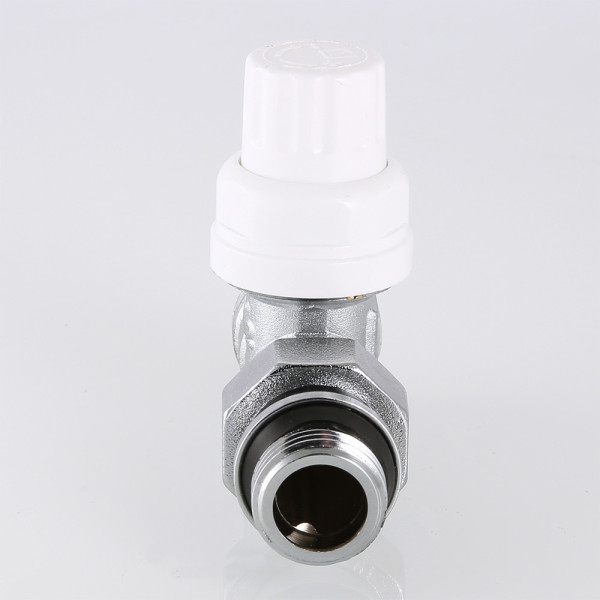 Клапан термостатический прямой 1/2"*3/4"(18) евроконус Valtec VT.032.NER (с уплотн. кольцом) (VT.032.NER.04)