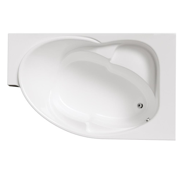 Ванна акриловая 1Marka One Ergonomika 158-175х110 правосторонняя белая (01эрг17511л)