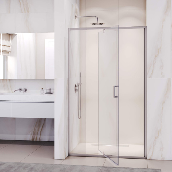 Душевая дверь RGW Passage 100x195 стекло прозрачное, профиль хром (35080801-11)