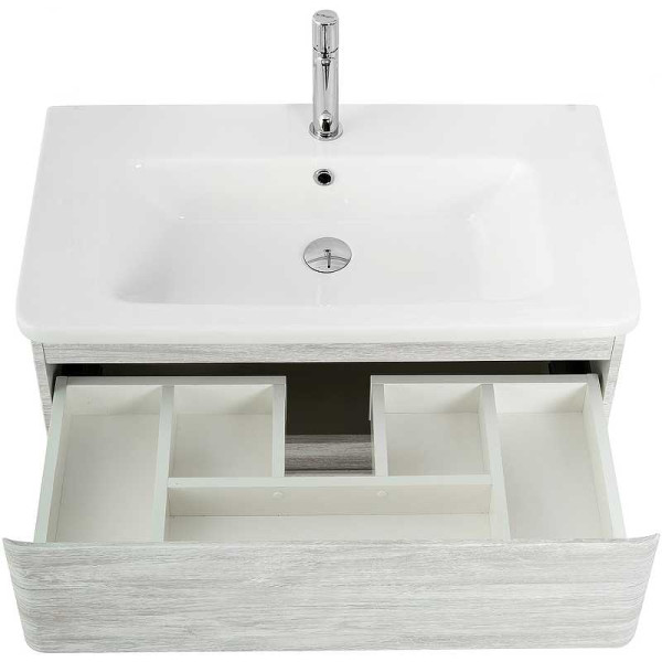 Тумба подвесная BelBagno Albano-CER 80 Rovere Vintage Bianco (ALBANO-CER-800-2C-SO-RVB)