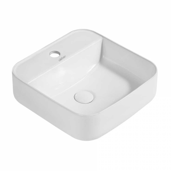 Раковина накладная Abber Rechteck белая (AC2215)