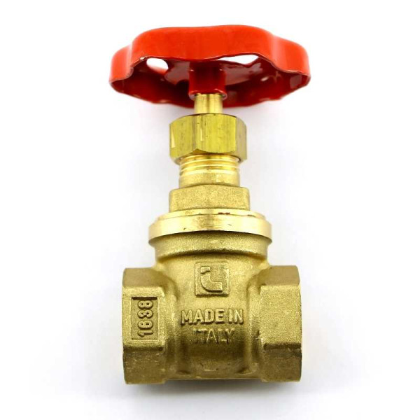 Задвижка клиновая Itap 1/2" PN 16 (красная ручка флаер) (1560012)