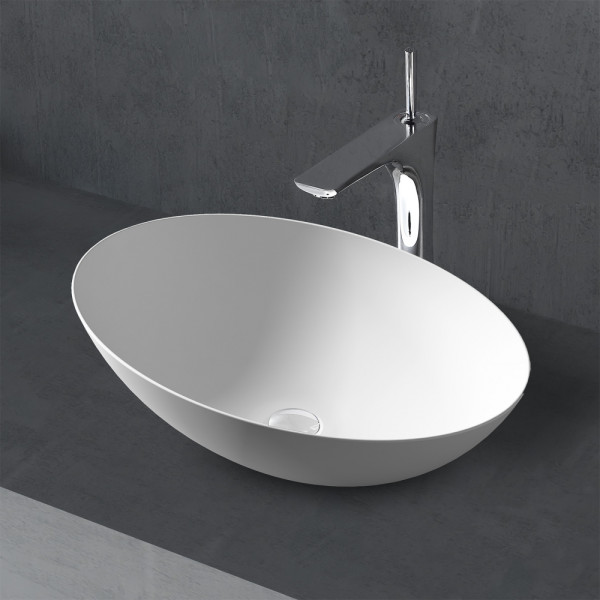 Раковина накладная Abber Stein 500x350 белый матовый (AS2609) Раковина накладная Abber Stein 500x350 белый матовый (AS2609)