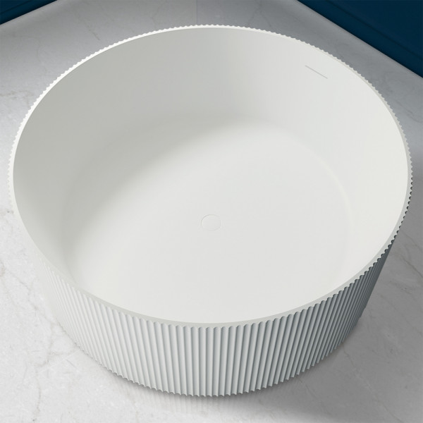 Ванна из искусственного камня Abber Stein 150x150 белая матовая (AS9679)