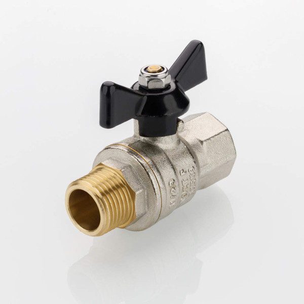Кран 3/4" ВН шаровый Valtec Perfect-ГОСТ (черная бабочка) VT.418.N.05 Кран 3/4" ВН шаровый Valtec Perfect-ГОСТ (черная бабочка) VT.418.N.05