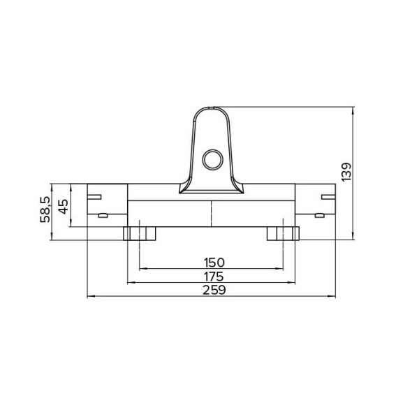Смеситель термостатический для ванны и душа Osgard Lundebrunn хром (39323) Смеситель термостатический для ванны и душа Osgard Lundebrunn хром (39323)
