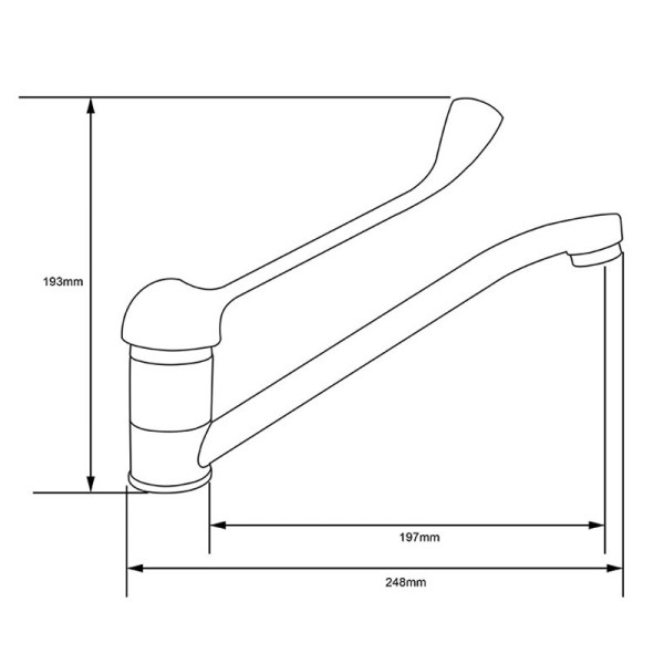 Смеситель для кухни Ex-promt Special хром (Ex121.3-10) Смеситель для кухни Ex-promt Special хром (Ex121.3-10)