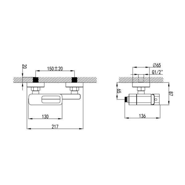 Смеситель для ванны и душа Iddis Slide с душевым комплектом (SLIWT00i02) Смеситель для ванны и душа Iddis Slide с душевым комплектом (SLIWT00i02)