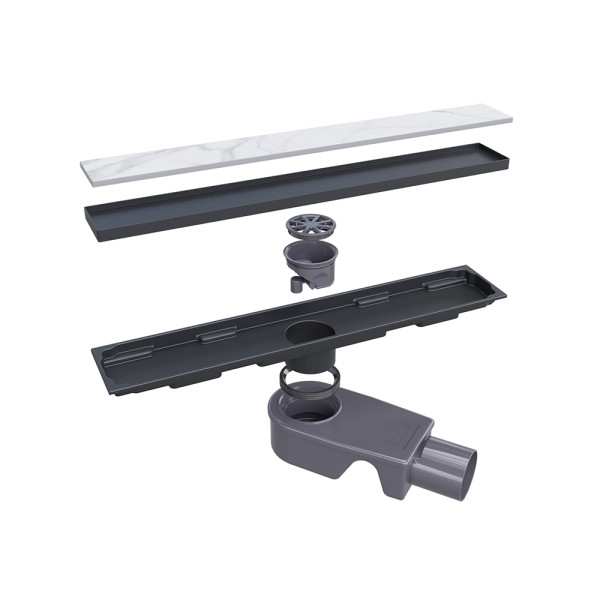 Душевой лоток RGW SDR 400 черный (47212240-04) Душевой лоток RGW SDR 400 черный (47212240-04)