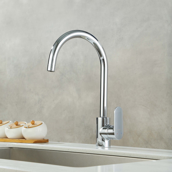 Смеситель для кухни Aquatek Ника хром (AQ1882CR) Смеситель для кухни Aquatek Ника хром (AQ1882CR)