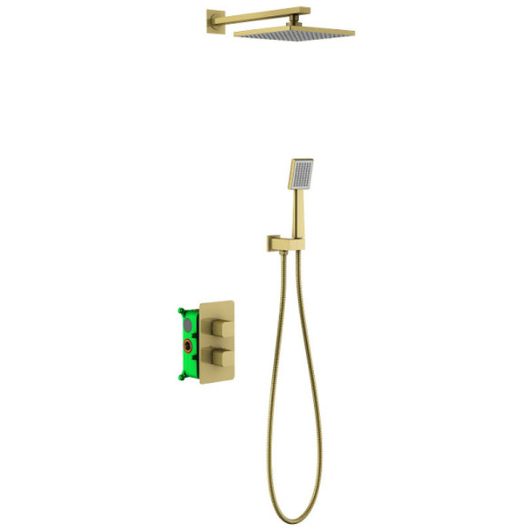 Душевая система Timo Petruma золотая внеш.часть внутр.часть (SX-5059/17SM)