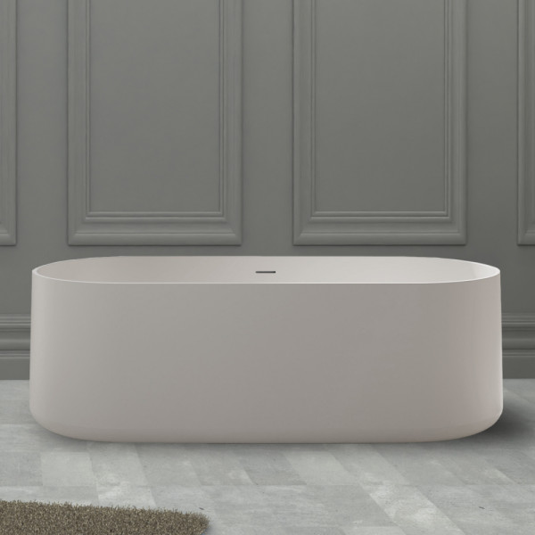 Ванна из искусственного камня Abber Stein 170x75 белая матовая (AS9607)