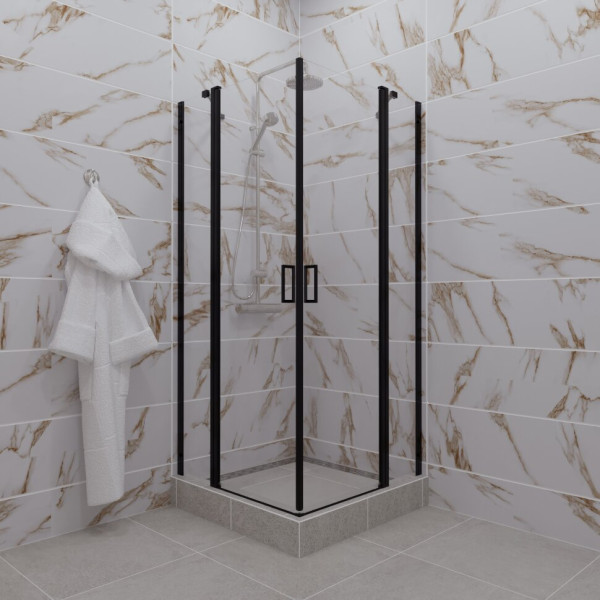 Душевой уголок Triton Тау 90x90 стекло прозрачное, профиль черный (DK283) Душевой уголок Triton Тау 90x90 стекло прозрачное, профиль черный (DK283)
