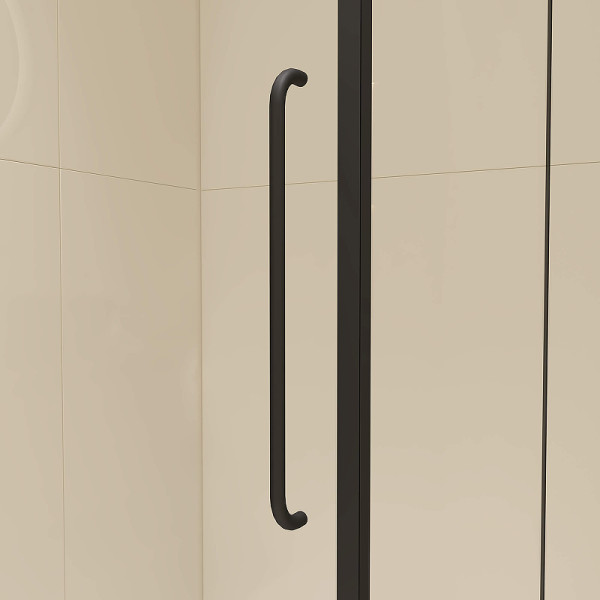 Душевой уголок RGW CL-046-B 80x120x185 стекло прозрачное, профиль черный (350904628-14)