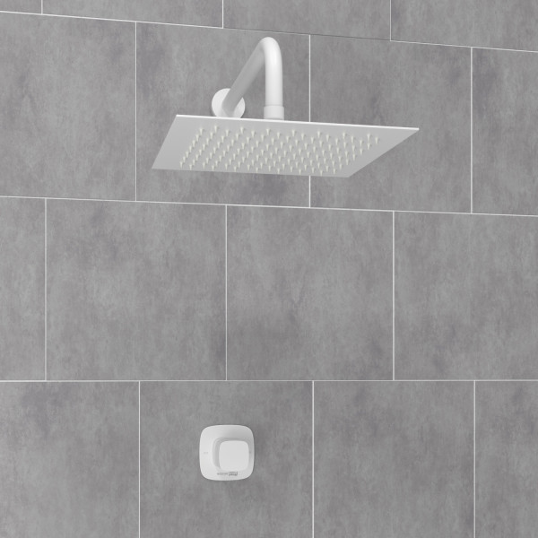 Смеситель для душа встраиваемый с верхней душевой насадкой WasserKRAFT белый (A9551.146.254)