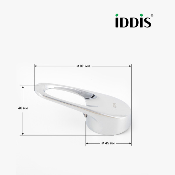 Ручка для смесителя 35 мм хром Iddis (99435C49SM) Ручка для смесителя 35 мм хром Iddis (99435C49SM)