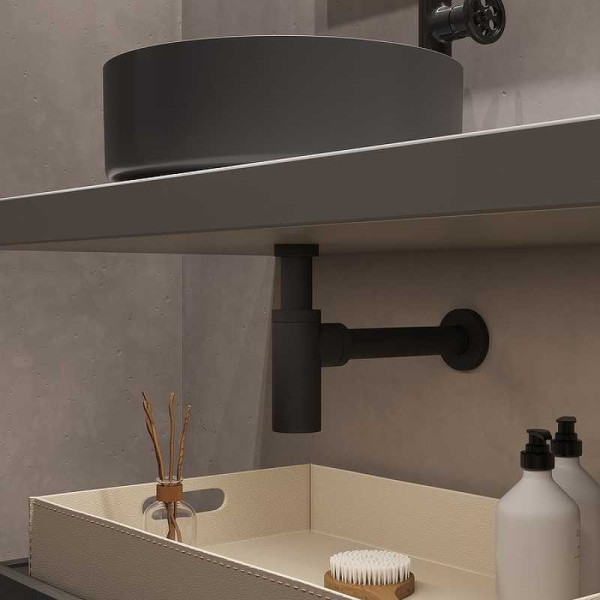 Сифон для раковины Iddis Optima home серый (OPTGM00i84) Сифон для раковины Iddis Optima home серый (OPTGM00i84)