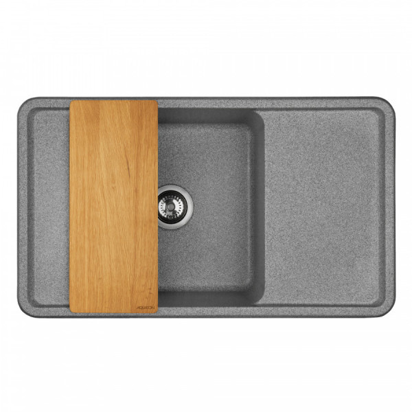 Мойка для кухни врезная Aquaton Беллис 510x870x250 серый (1.A724.8.32B.S23.0) Мойка для кухни врезная Aquaton Беллис 510x870x250 серый (1.A724.8.32B.S23.0)