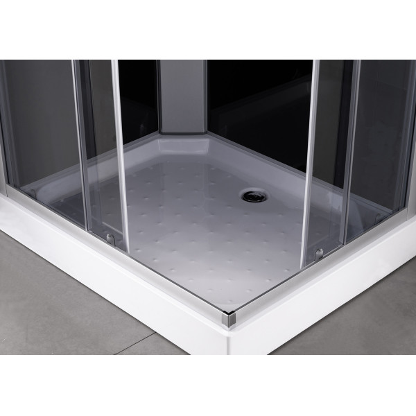 Душевая кабина Loranto 80x100x215 стекло матовое, профиль сатин (CS-5180-13L G) Душевая кабина Loranto 80x100x215 стекло матовое, профиль сатин (CS-5180-13L G)