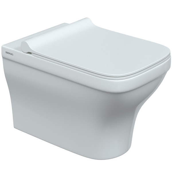 Комплект инсталляция с унитазом Berges Novum c с кнопкой D3 хром глянец, унитаз Strati Rimless, сидение Strati Slim SO (042450) Комплект инсталляция с унитазом Berges Novum c с кнопкой D3 хром глянец, унитаз Strati Rimless, сидение Strati Slim SO (042450)