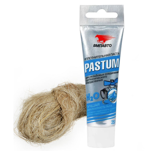 Комплект монтажный PASTUM H2О (тюбик 20-25гр + лен) ВПМАВТО (20171) Комплект монтажный PASTUM H2О (тюбик 20-25гр + лен) ВПМАВТО (20171)