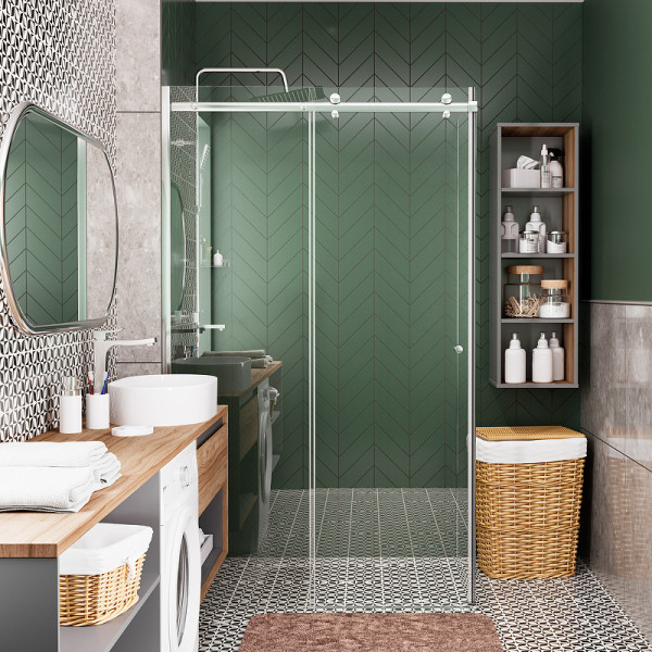 Душевая стенка WasserKRAFT Vils 56R 80х200 стекло прозрачное, профиль хром (56R06-RP80) Душевая стенка WasserKRAFT Vils 56R 80х200 стекло прозрачное, профиль хром (56R06-RP80)