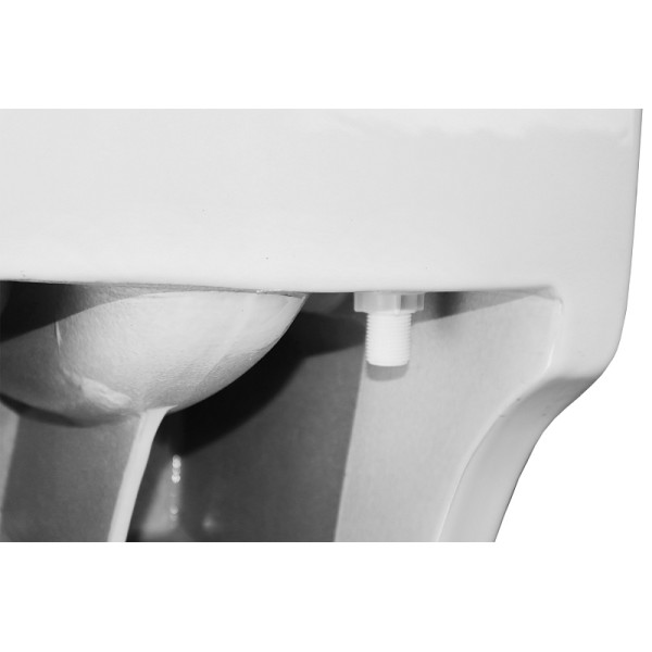 Унитаз напольный Azario Stoun 405x750x780 с сиденьем с микролифтом белый (AZ-1109)