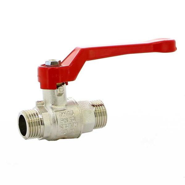 Кран Itap 1/2" НН шаровый (красная ручка) (0990012) Кран Itap 1/2" НН шаровый (красная ручка) (0990012)