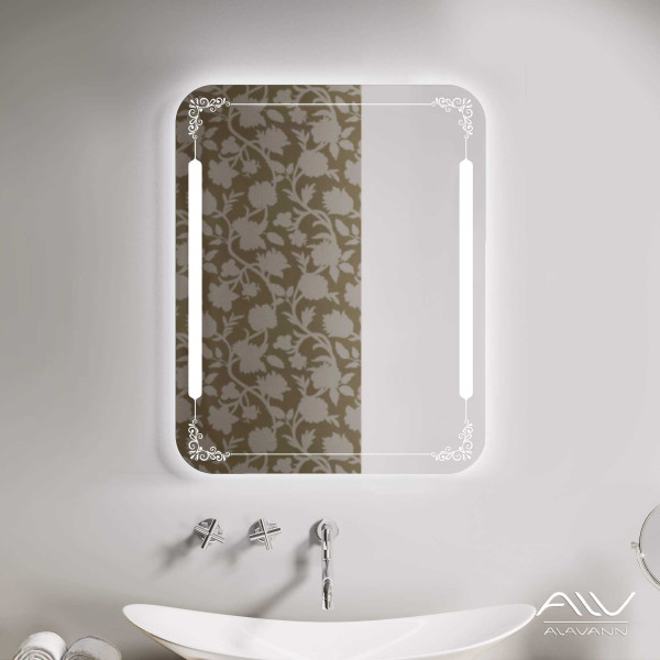 Зеркало с подсветкой Alavann Vintage 60