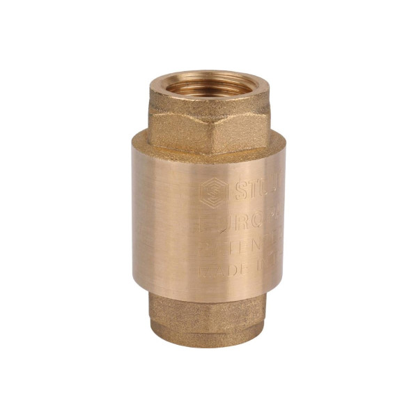 Клапан обратный вертикальный 1/2" Stout (с латунным седлом) SVC-0011-000015 Клапан обратный вертикальный 1/2" Stout (с латунным седлом) SVC-0011-000015