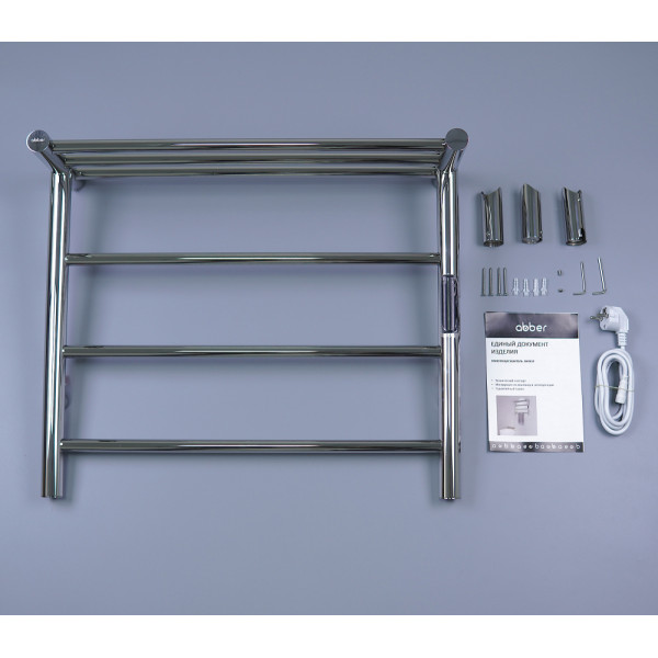 Полотенцесушитель электрический Abber Standard 600x500 хром (AH4614) Полотенцесушитель электрический Abber Standard 600x500 хром (AH4614)