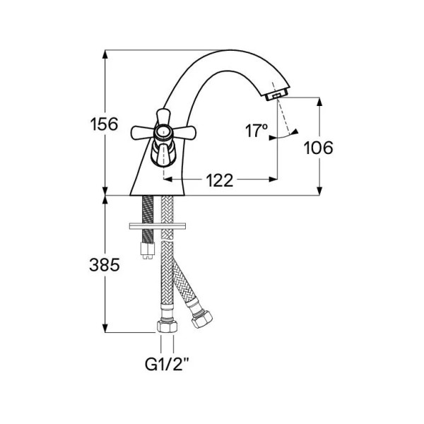 Смеситель для раковины Santek Рокс хром (WH5A02014C001) Смеситель для раковины Santek Рокс хром (WH5A02014C001)